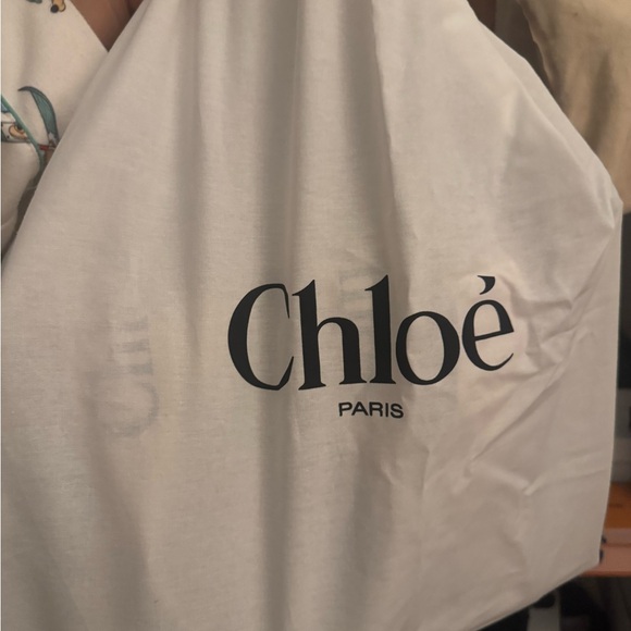Chloe Beige Canvas Tote with Black Accents - Picture 6 of 9